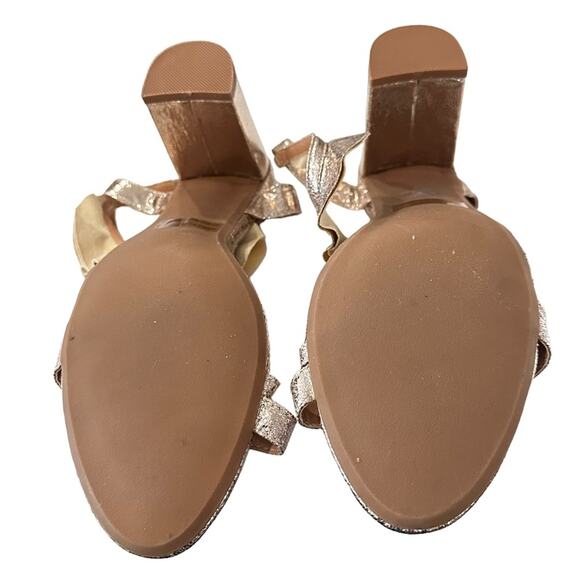 Report jitlada ruffles sandal Chucky block, heels, size 8 1/2 m - Picture 6 of 7